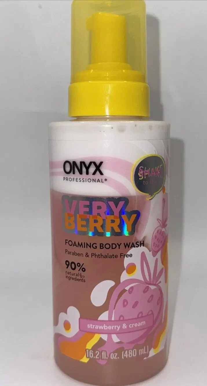 ONYX Professional Very Berry Foaming Body Wash Strawberry & Cream 16.2oz